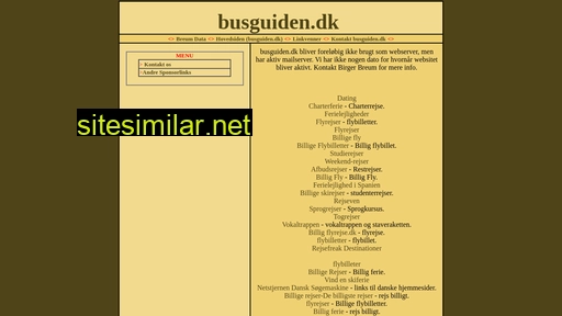 busguiden.dk alternative sites