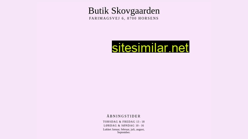 butik-skovgaarden.dk alternative sites