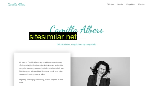 camillaalbers.dk alternative sites