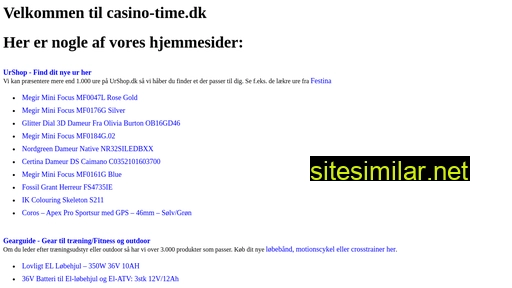 casino-time.dk alternative sites