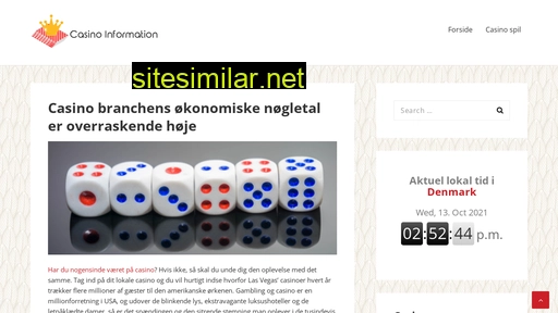casinoinformation.dk alternative sites