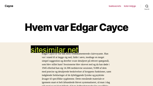 cayce.dk alternative sites