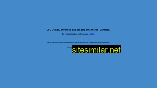 Cfu-online similar sites