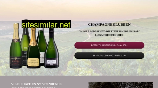 champagneklubben.dk alternative sites