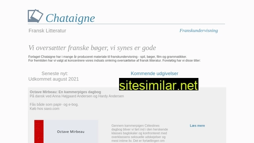 chataigne.dk alternative sites
