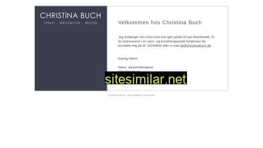 christinabuch.dk alternative sites