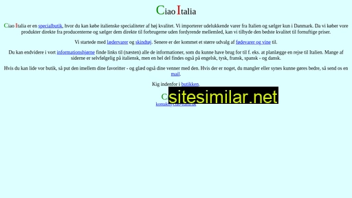 ciao-italia.dk alternative sites