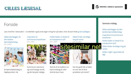 cilleslaesesal.dk alternative sites