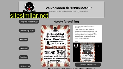 cirkusmetal.dk alternative sites