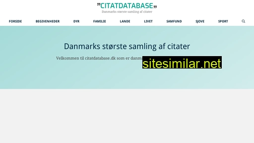 citatdatabase.dk alternative sites