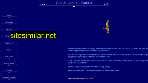 Citius-altius-fortius similar sites