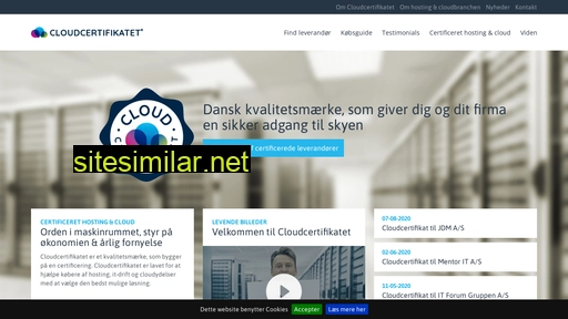cloudcertifikatet.dk alternative sites