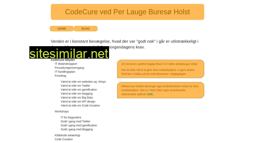 codecure.dk alternative sites