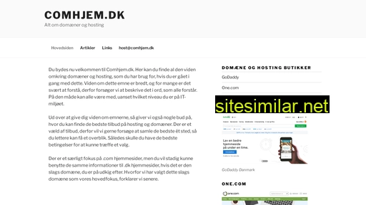 comhjem.dk alternative sites