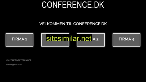 conference.dk alternative sites