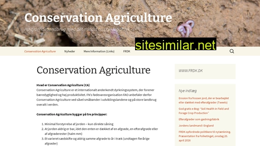 conservationagriculture.dk alternative sites