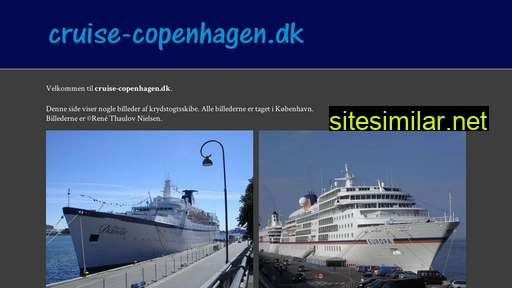Cruise-copenhagen similar sites