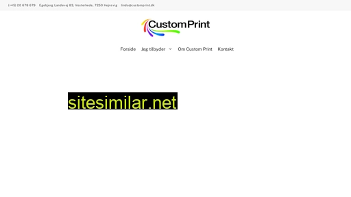 customprint.dk alternative sites