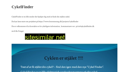 cykelfinder.dk alternative sites