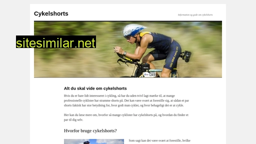 Cykelshorts similar sites