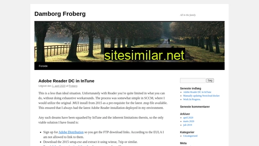 damborg-froberg.dk alternative sites