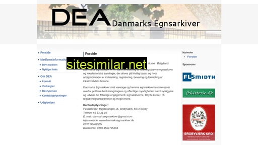 danmarksegnsarkiver.dk alternative sites