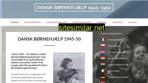 Danskboernehjaelp1945-50 similar sites