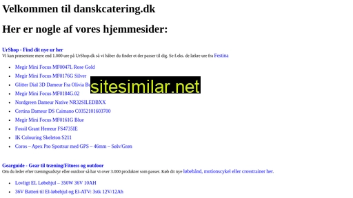 danskcatering.dk alternative sites