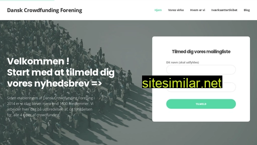Danskcrowdfundingforening similar sites