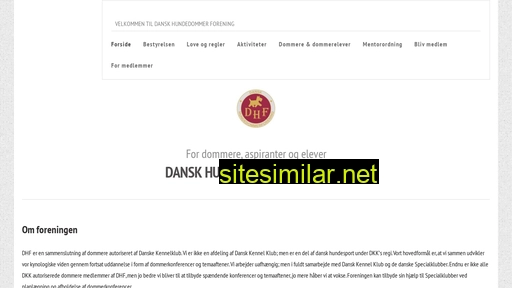 danskhundedommerforening.dk alternative sites