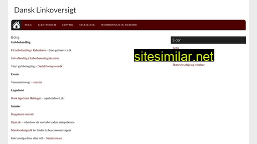 Dansklinkoversigt similar sites