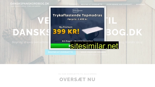 danskspanskordbog.dk alternative sites