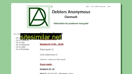 debtorsanonymous.dk alternative sites