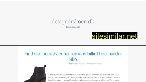 designerskoen.dk alternative sites