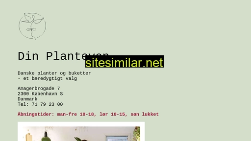 dinplanteven.dk alternative sites