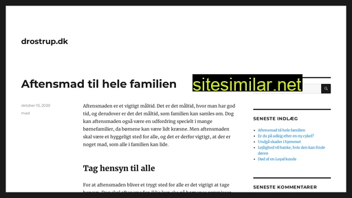 drostrup.dk alternative sites