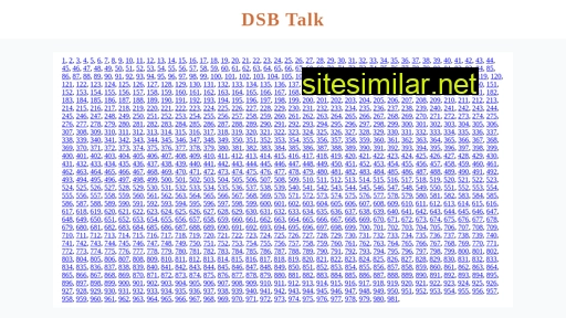 dsbtalk.dk alternative sites