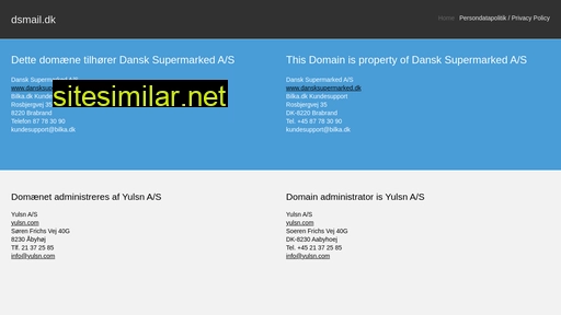 dsmail.dk alternative sites
