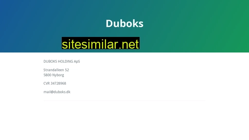Duboks similar sites