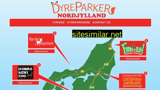 dyreparkernordjylland.dk alternative sites