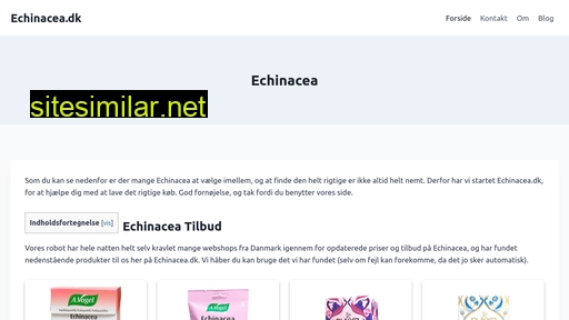 echinacea.dk alternative sites