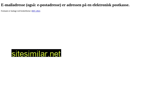 email-adresser.dk alternative sites