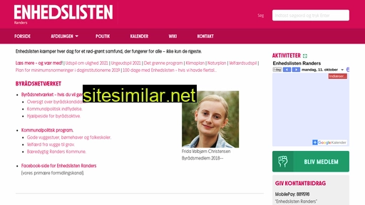 enhedslistenranders.dk alternative sites