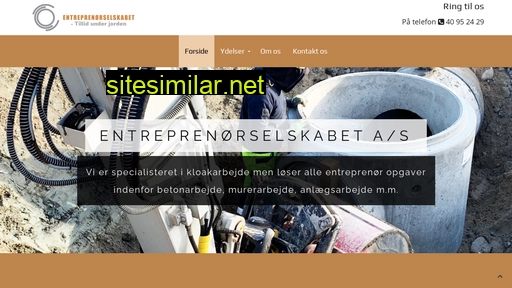 entreprenorselskabet.dk alternative sites