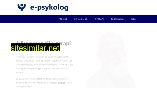 e-psykolog.dk alternative sites