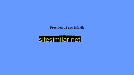 epc-info.dk alternative sites
