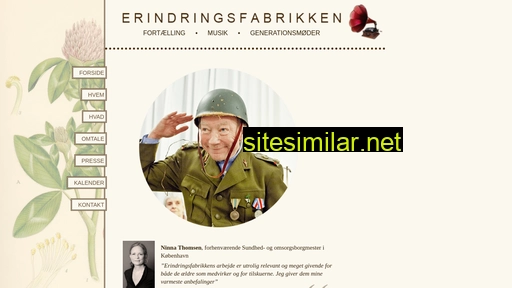 erindringsfabrikken.dk alternative sites