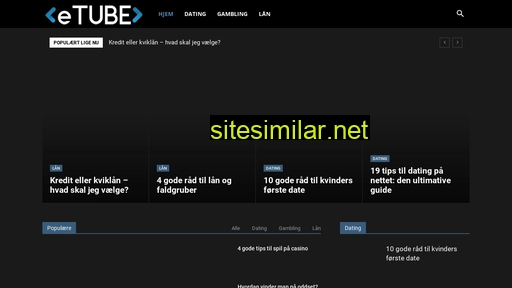 etube.dk alternative sites