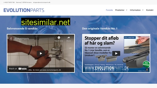 evolutionparts.dk alternative sites