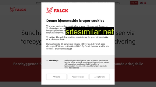 falckhealthcare.dk alternative sites
